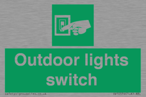 Outdoor lights switch